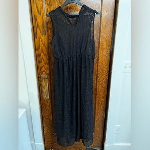 Women’s Simply Emma 2XL Black Mesh Dress